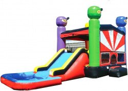 Ninja Bounce House combo (Wet or Dry)