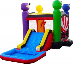 Jump20Ornage20ninja205 1682646233 Ninja Bounce House combo (Wet or Dry)