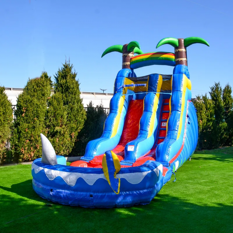 15 FT Ocean Shark Waterslide (Wet or Dry)